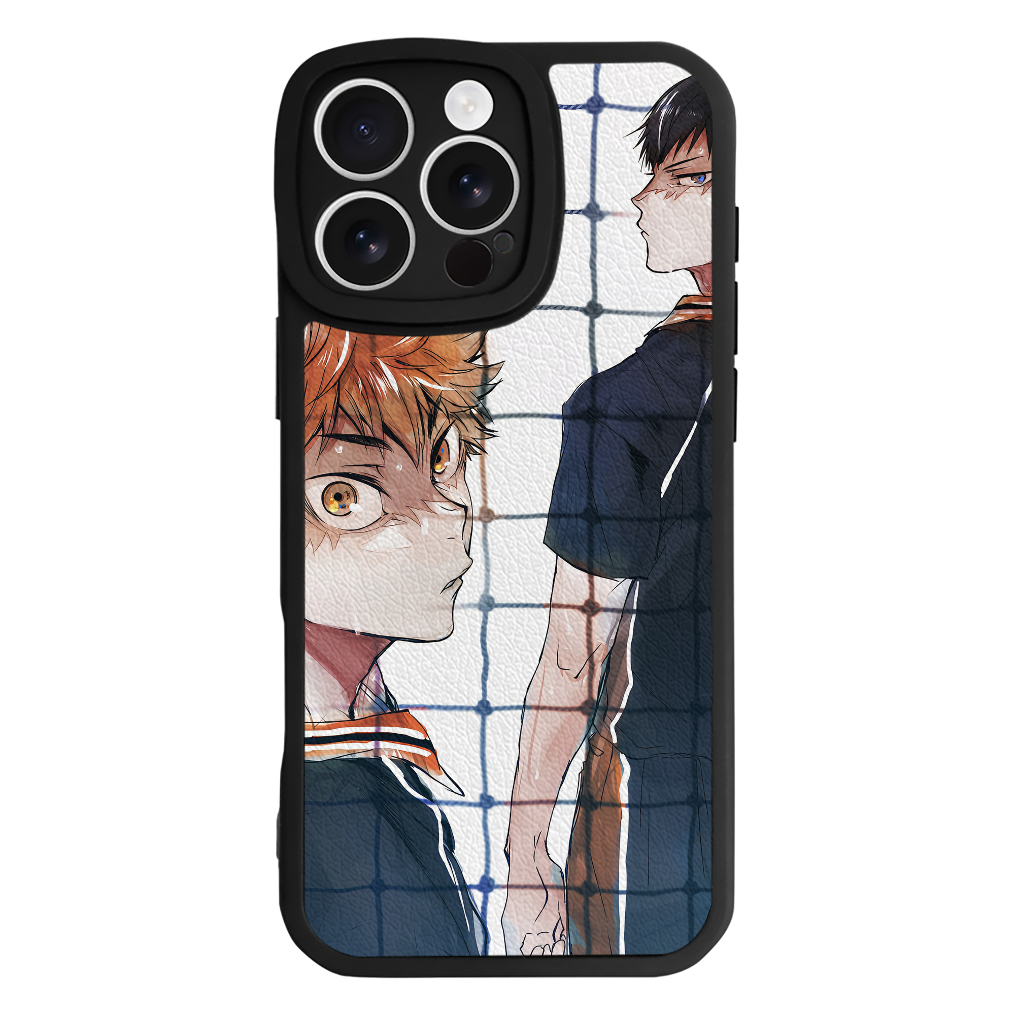 （画像用） ハイキュー!! Haikyu!! 【iPhone 16シリーズ対応】シリコンスマホケース（レザー調） 材質：シリコン